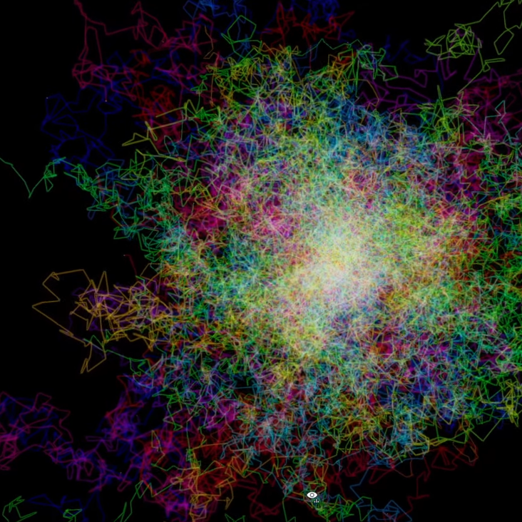 JocelynDaPrato's tweet image. Random Walk (#drunken walk) in #Unity using #linerenderer 
youtu.be/3ZnL7IZ_aHI