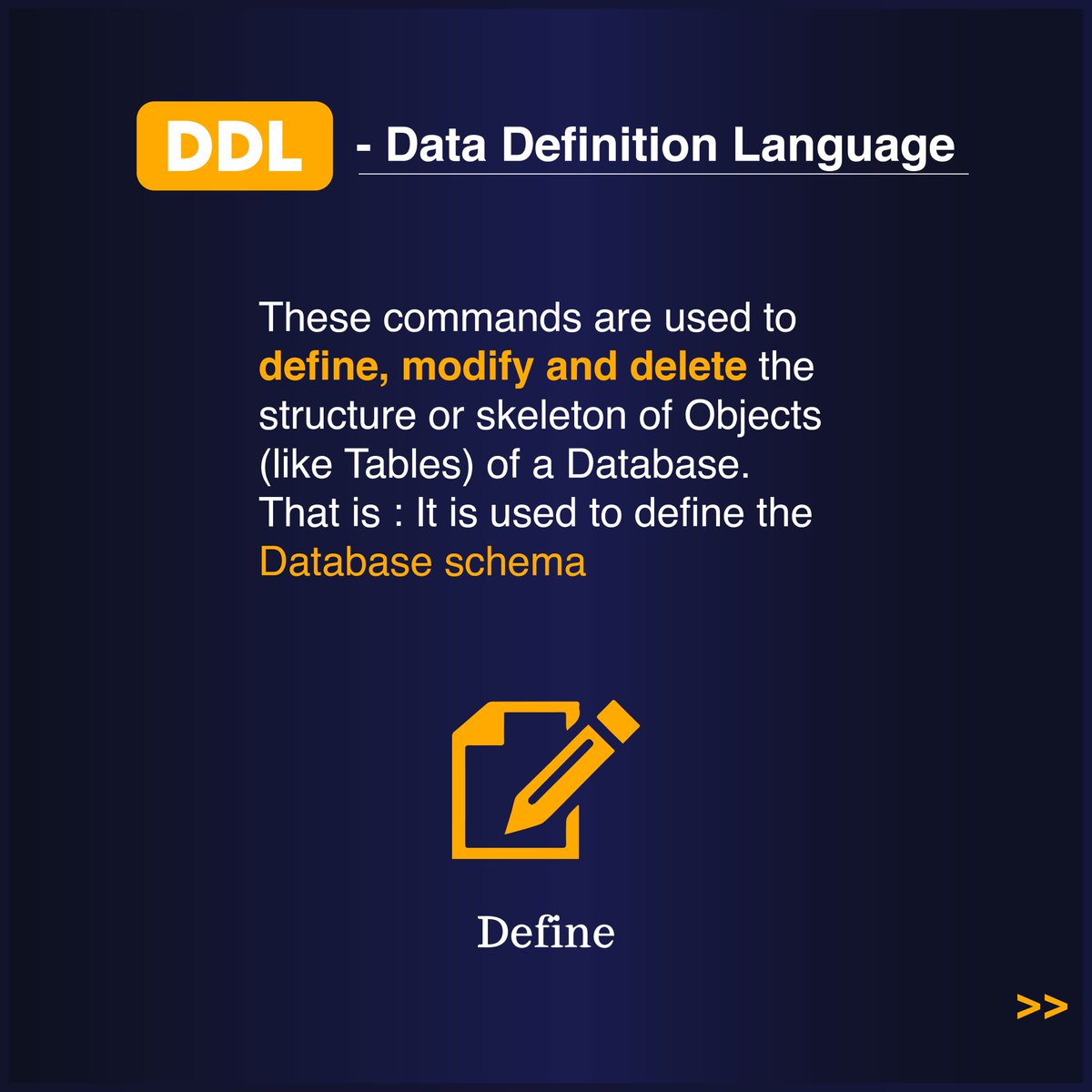 RogueCode1's tweet photo. SQL commands are divided into 5 Parts 5️⃣🙋♂️🙋♀️
Checkout the post to know more 👆👆👆
💽🖲🖱⌨🖨🖥📀💿💾🔥
Follow @RogueCode1
Use: #roguecode
#mysql #msaccess #microsoft #oracle #data #datbase #nosql #datascience #algorithms #java #python #queries #order #insert #coding #code https://t.co/mUhZfV6xDx