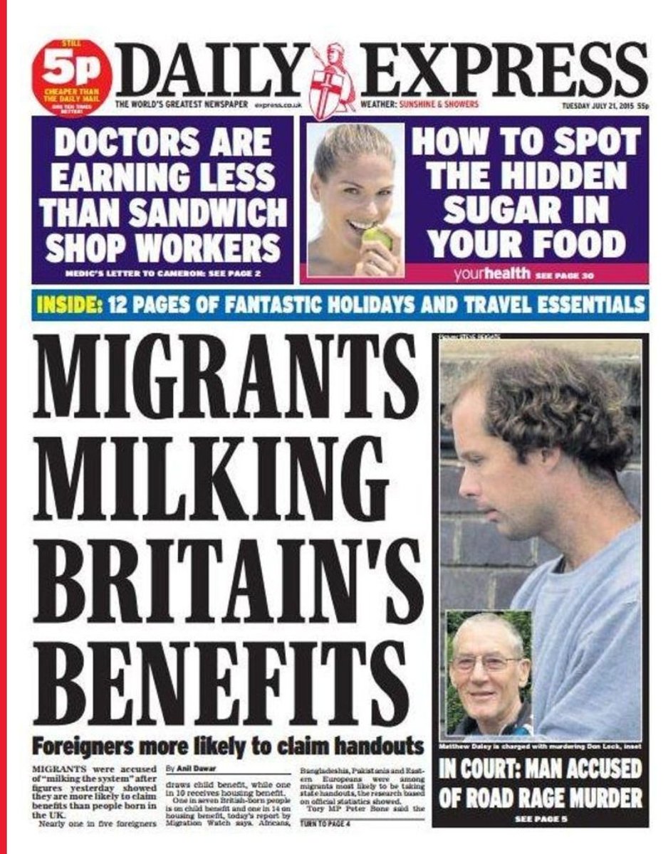 1/ Brexit politics is built on fear. Frightened people tend to seek security in the tribe. Once that tribe might have been the Labour movement, but now in a fragmented post-industrial society it is the nation. Tribal identification is emotional, not rational.