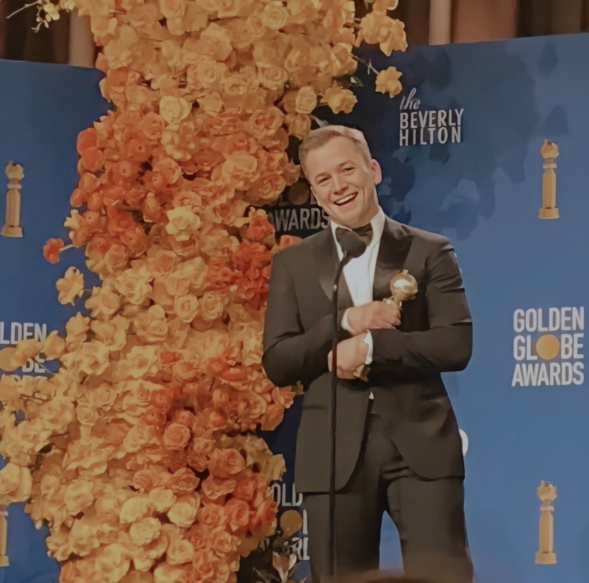 egertonsbucky's tweet photo. one year on and i’m still so overly emotional about this day what a moment in taron nation history https://t.co/i09H1XzaEh