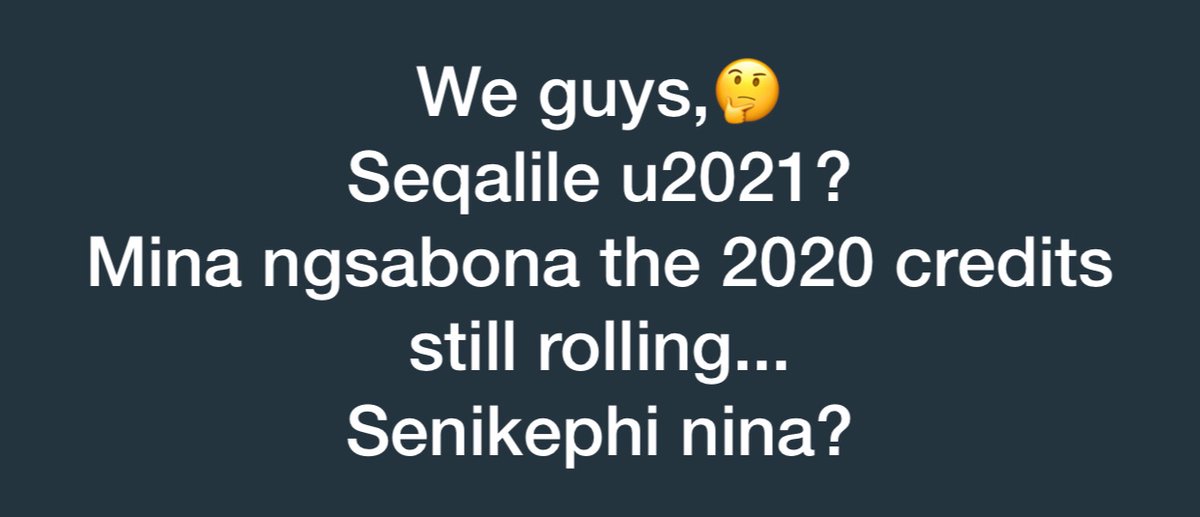 Igugu leZulu (@ayandahalis) on Twitter photo 