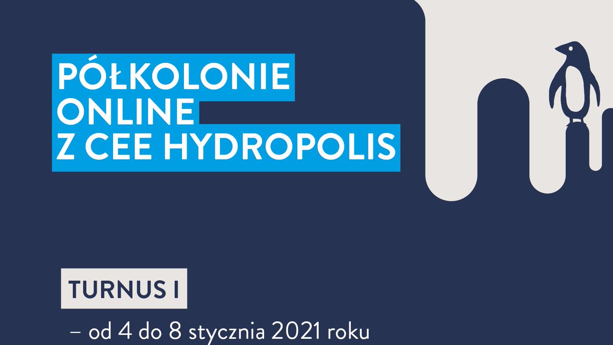 W ferie zimowe można się świetnie bawić nawet nie wychodząc z domu! Wystarczy dołączyć do naszych półkolonii online! 
Zaglądajcie na naszą stronę hydropolis.pl/polkolonie-onl… po szczegóły.