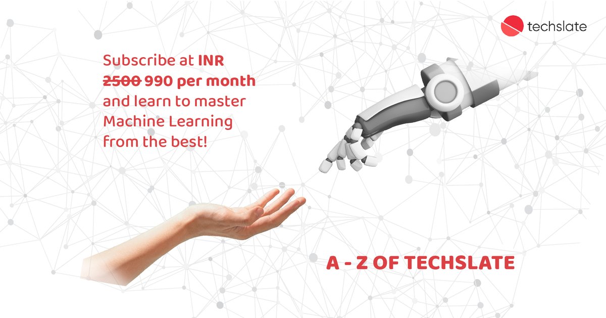 TechSlate_'s tweet image. We make this even more affordable in 2021; the first 100 subscribers can benefit from live mentorship and interactive forums — access to all courses and experiences in one subscription at Rs. 990 only. Visit our website to register today: techslate.ai