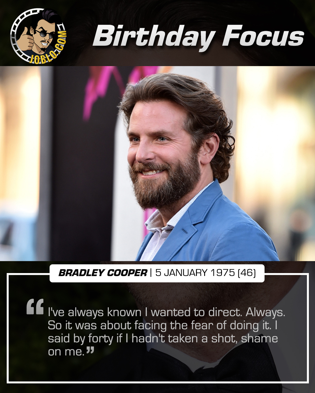 Wishing a very happy 46th birthday to Bradley Cooper! 