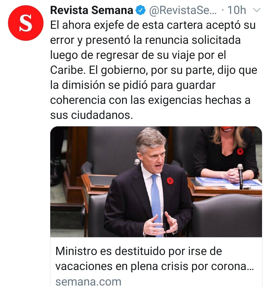 RUBYELENA1's tweet image. Alcaldesa @ClaudiaLopez a usted la compararon con Ángela Merkel y - como era de esperarse- le quedó grande el parecido ¿Será que al menos puede actuar como el EXministro canadiense #RodPhillips que debió renunciar por irse de paseo?
Sería un acto de grandeza; piénselo.
