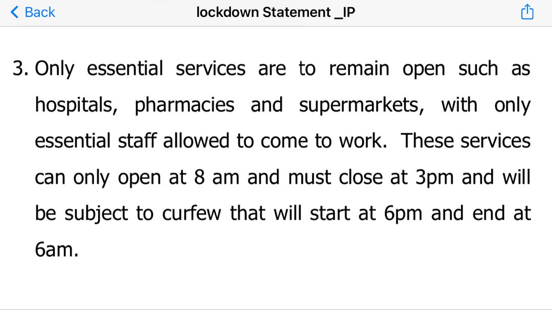 Retweet this until <a href="/nickmangwana/">Nick Mangwana</a> responds... Hospitals can't close at 3 pharmacies close at 3.. This has to be changed please zimbabwe