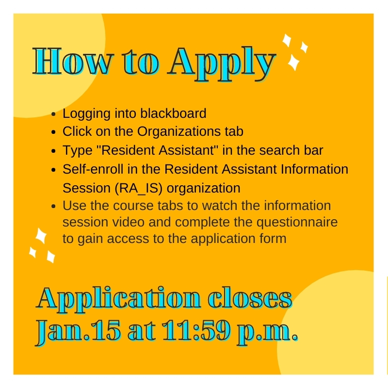 VCU_Housing's tweet photo. We are hiring RAs. Applications close Jan. 15 at 11: 59 p.m. Apply today! #BeAnRA @VCUdsa @VCUCareers https://t.co/lg9N3m9Wgo