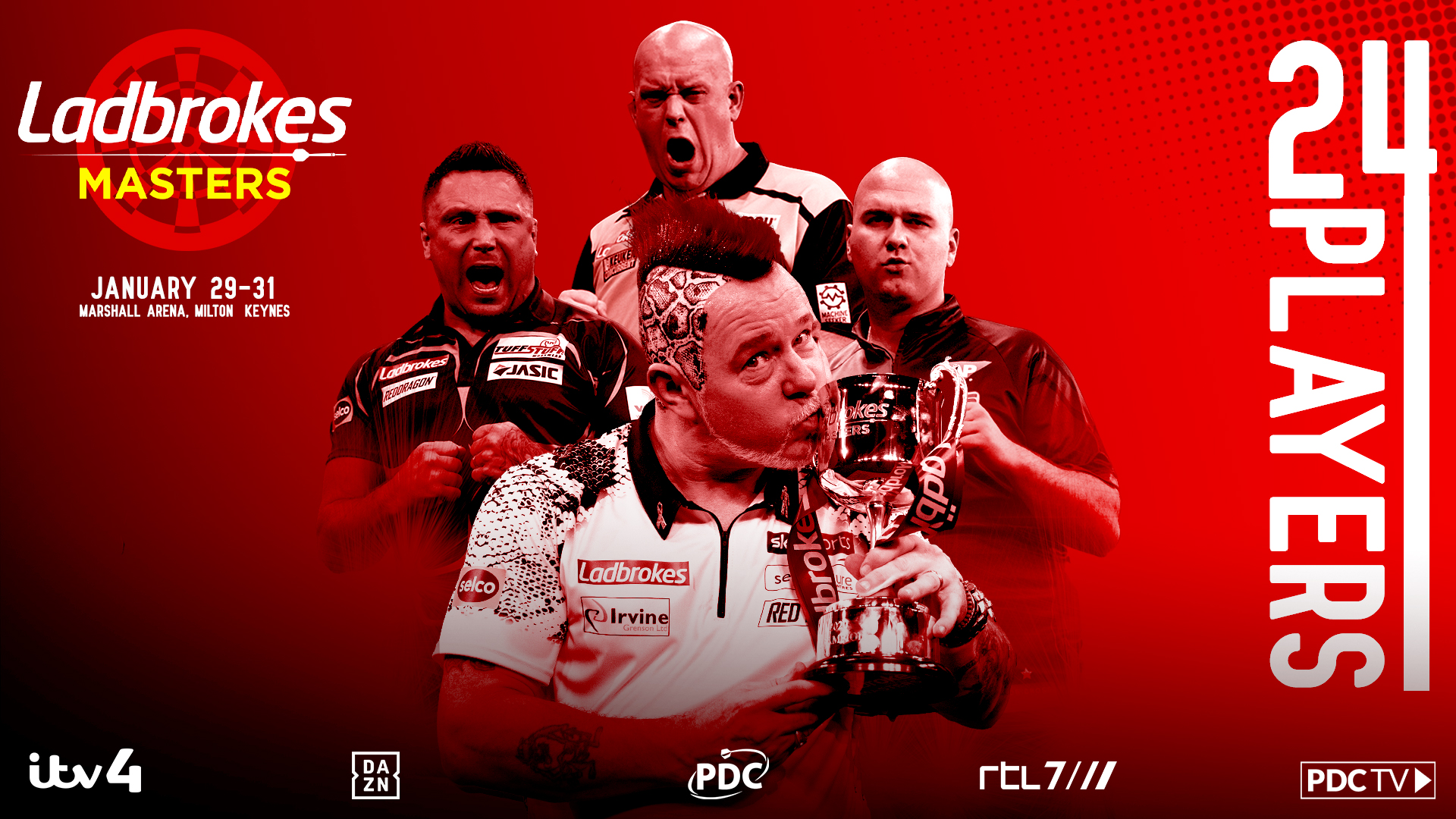 PDC Darts on "Here's how the Draw Bracket for the 2021 @Ladbrokes Masters shapes up... https://t.co/EgUo07I4aa" / Twitter