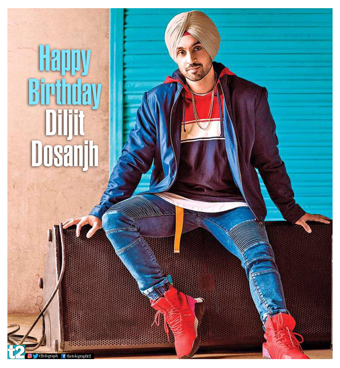 Guts and golden heart. These words best sum up Diljit Dosanjh. Happy birthday from t2! 