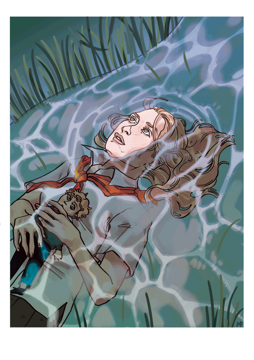 увидел свет на дне пруда
закрыл глаза нырнул туда
хлебнул воды очнулся тут
в холодном поле голый звук

арт по чудесному фанфику <a href="/Nakayra/">Kaya</a> всем советую читать: ficbook.net/readfic/9953031
(там жигори пионеры ребятааааа)