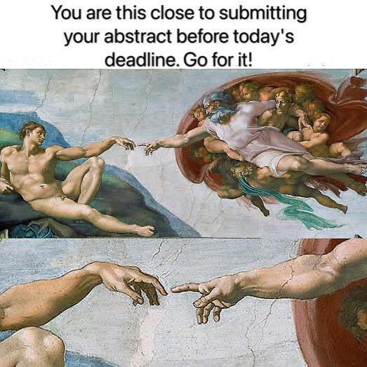 Today is the last day to submit your abstract to our 16th CGC Conference. Good luck, everyone;)