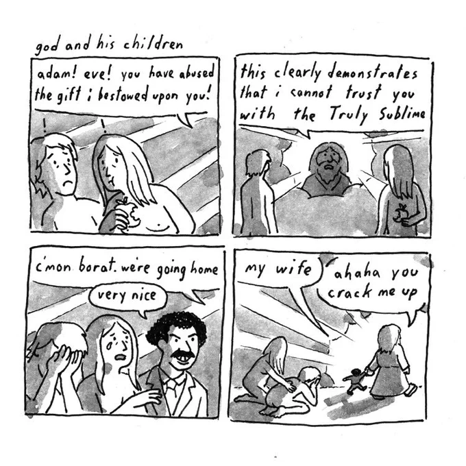 i drew a comic about when we abused god's generosity 
