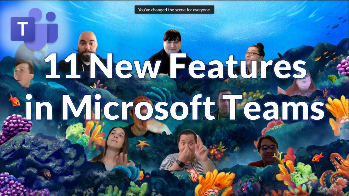 11 new features in #MicrosoftTeams for 2021 🎉 

Too many features for 1 tweet, but the list is in the video description 📽 Some out now, others coming soon ⏩ Watch for some of your favorite educator pals in this one 👀 

YouTube 📺 youtube.com/watch?v=uKZi5S…

#edtech #MIEExpert