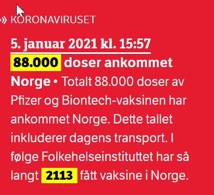 henriksen3000's tweet photo. Det er en mismatch mellom en farlig #pandemi, ankomne vaksiner og faktiske vaksinerte @Folkehelseinst
Her må noen få opp #farten og slutte peke på hverandre https://t.co/GCbaYHnw63