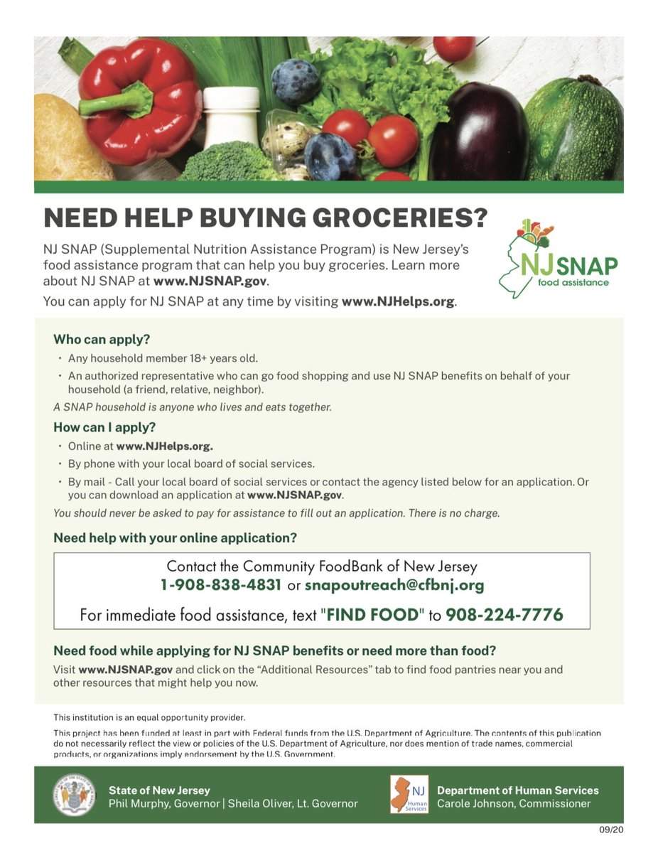 DunellenLibrary's tweet photo. Virtual information session presented by the community foodbank of New Jersey!

Dunellen Library is inviting you to a scheduled Zoom meeting.
Topic: Dunellen Library's Zoom - Snap benefits
Time: Jan 6, 2021 06:00 PM Eastern Time (US and Canada) https://t.co/MOOjD1tdxK