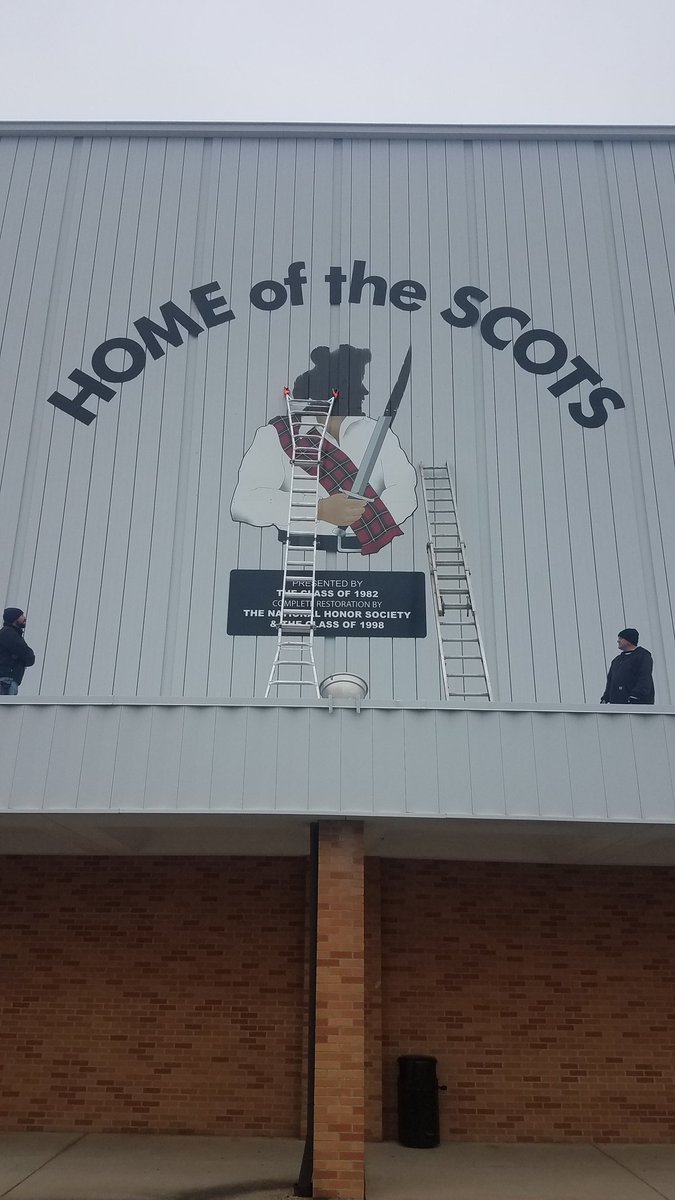 765Jason's tweet image. Only a few more pieces to attach for completion of the reconditioned "Scotsman."  Looking great.