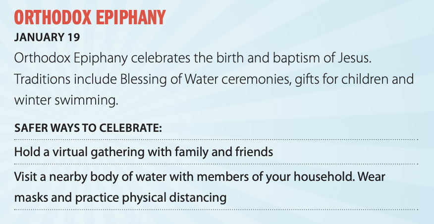 MaskedMighty's tweet image. How will you safely celebrate Orthodox Epiphany? Our Winter Holiday Guide has some great ideas for you to check out! maskedandmighty.org/winter-holiday…