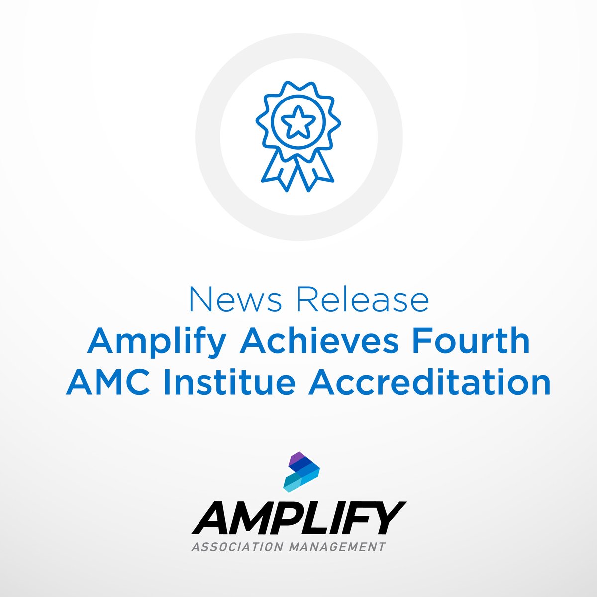 Amplify Association Management achieves fourth accreditation by the AMC Institute representing more than a decade of association management industry best practices. #assnchat #associationmanagement #associations
ow.ly/xana50D0p6U