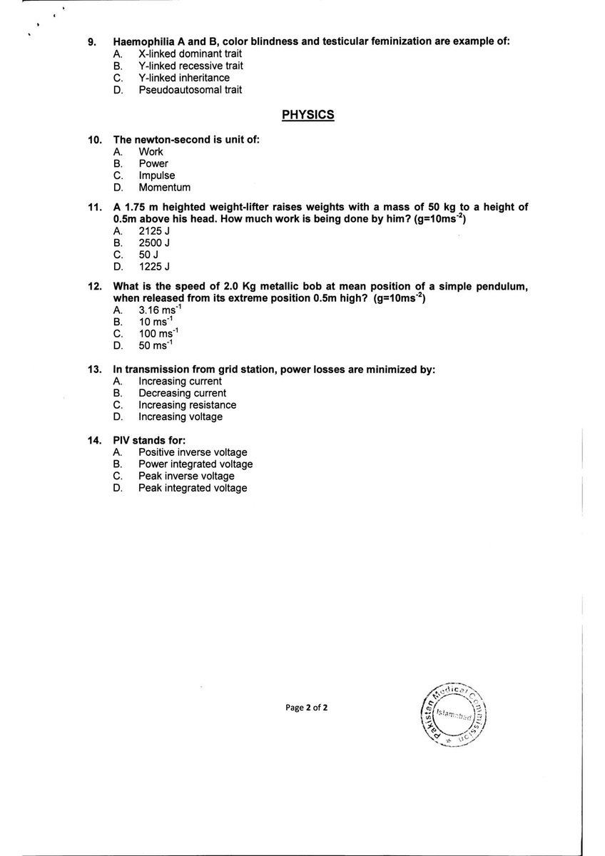 JunejoSd's tweet photo. @pmc_org @fslsltn 

Ja kr doob maro .... shame on @pmc_org 
In post exam analysis 6 six questions from physics and now today 5 five questions from physics. still post exam analysis on your web page https://t.co/bYH3SLglkO