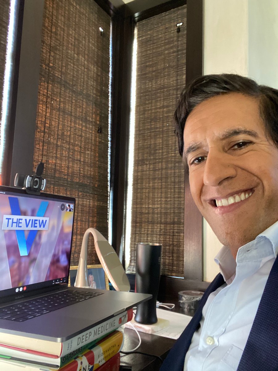 drsanjaygupta's tweet image. About to join the hosts of @TheView! Very excited and have no idea where this conversation will go...
#KeepSharp #TheView