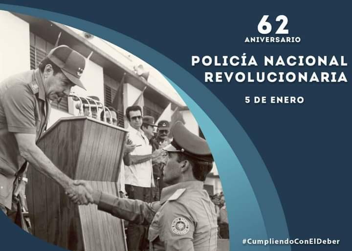 Nuestros #HéroesDeAzul arriban a 62 años al servicio del pueblo y de la #RevoluciónCubana siempre en la primera línea #CumpliendoConElDeber sangrado de velar por la tranquilidad ciudadana, el orden interior y la seguridad del Estado. #Felicidades