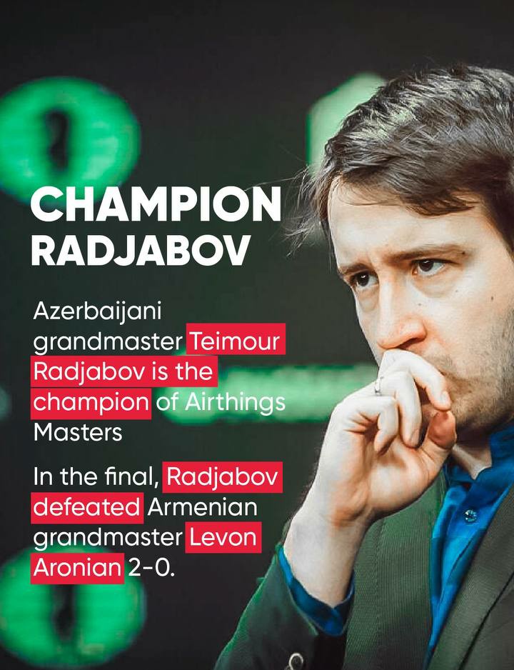 MammadovAysel's tweet photo. Daha bir ZƏFƏR ✊🇦🇿 Fəxr edirik @rajachess 

#chesschamp #TheQueensGambit https://t.co/UvKeb38O3I