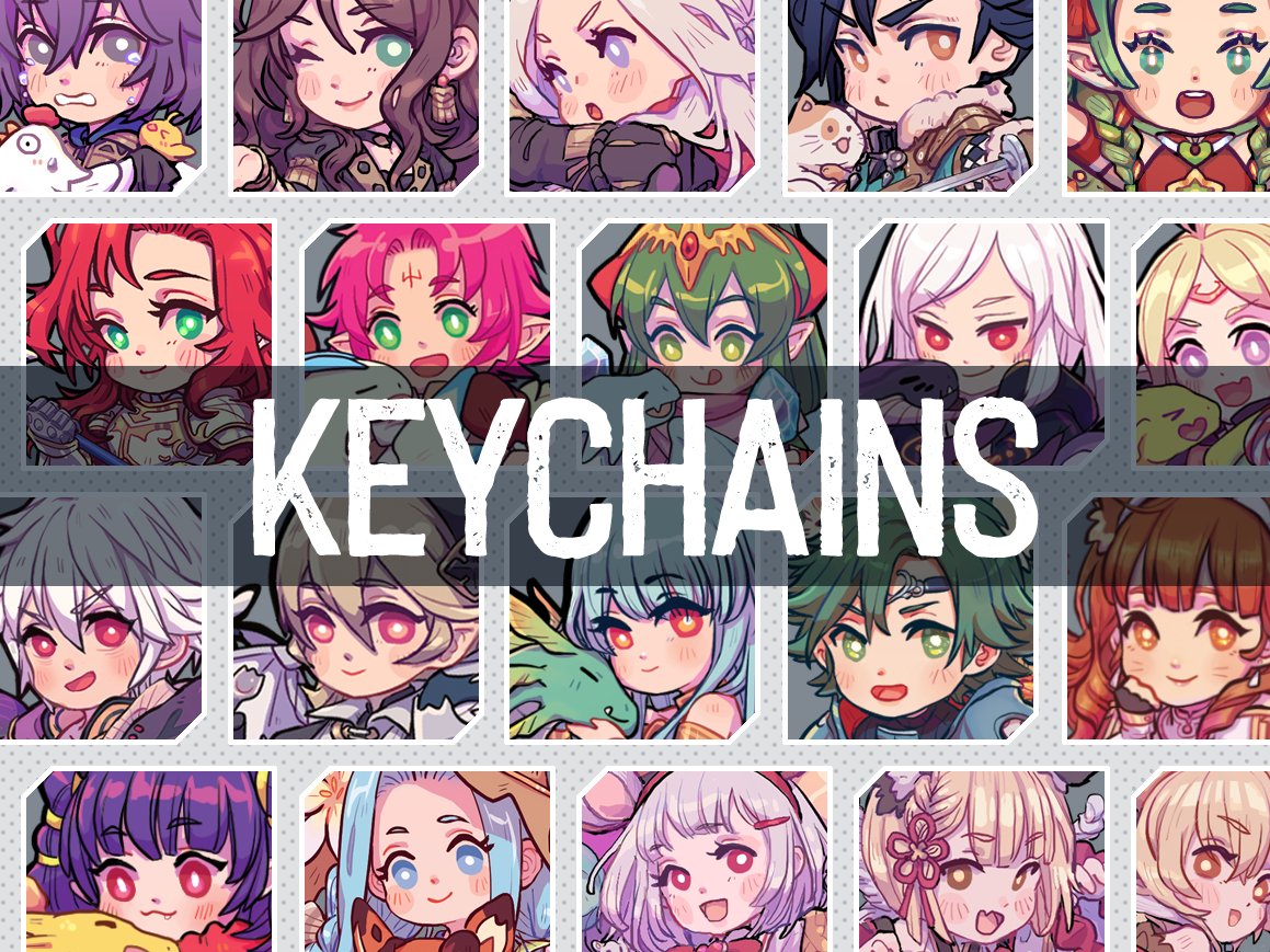 ?PREORDERS + GIVEAWAY?
\o/ Wanted to do a small giveaway this time since it's been a rough year as a thanks for all the support...! I'll pick a winner each Saturday since there are two weeks left. :D 

RT to enter. 

Visit my Etsy for full listings: https://t.co/QFeUN7ssY8 