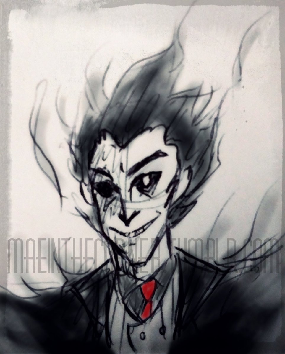 MarsintheCorner's tweet photo. Triumphant Wilson is probably my favorite skin in Don't Starve. I swear to do more full blown illustrations soon. Takes a bit lol. #myart #Wilson #wilsonhiggsbury #DontStarve #DontStarveTogether #triumphantwilson #shadowwilson #fanart #myartwork https://t.co/PoVauQTykX