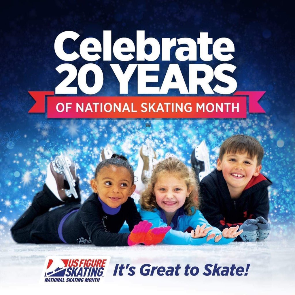 It's National Skate Month! Join us for a month of fun <a href="/ice_gardens/">RevolutionIceGardens</a> <a href="/LearnToSkateUSA/">Learn To Skate USA</a>  #skatetogreat #celebrating20years #nationalskatemonth
