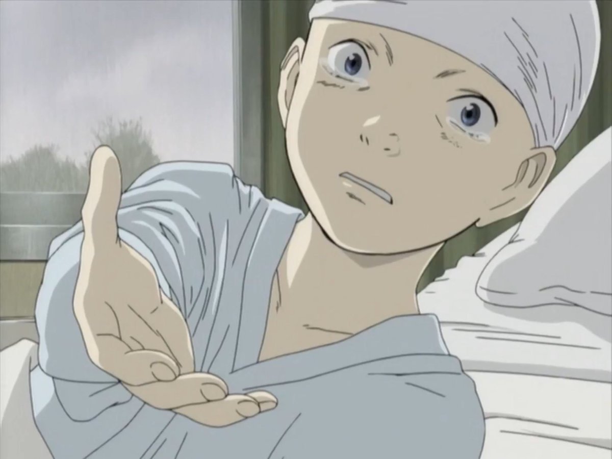 Episode 2-DownfallIt shows the consequences of his decision to stick to his morality very well, as well as giving even more compelling characterisation to Tenma. Anna adds to the intrigue of Johan through repeating “kill him” over and over, it furthers the themes about the-