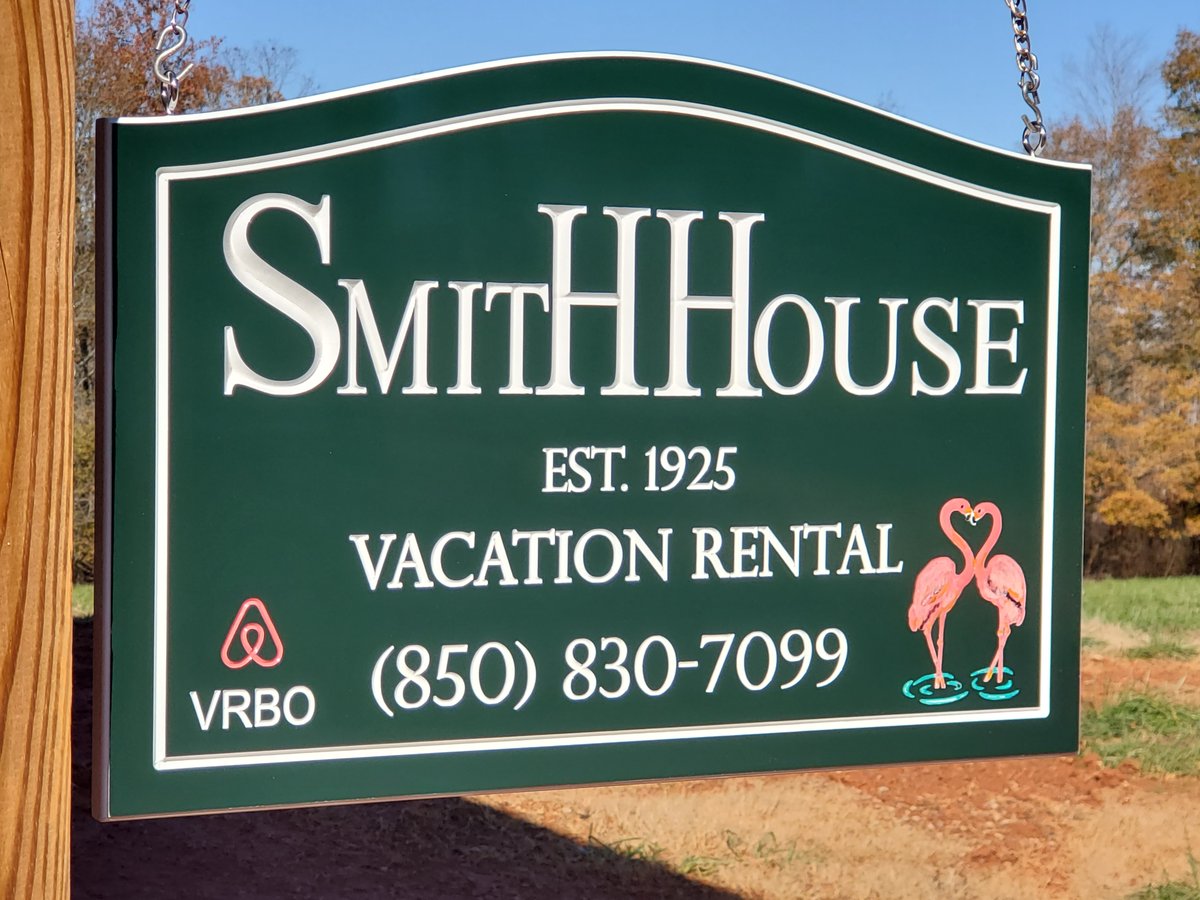 cottage_green's tweet photo. Airbnb Vrbo Vacation House Rental Information Sign by https://t.co/mxWEx0l0jL #SmithHouse #Florida #vacation #airbnb #vrbo #Tallahassee #Naples #SiestaKey #PineIsland #realtor #customoutdoorsign https://t.co/vRfTke9ovJ