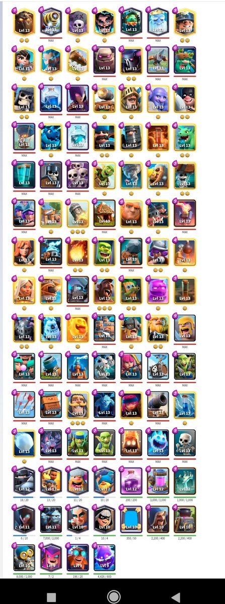 Vendo cuenta de clash Royale, RT se agradece, precio por MD