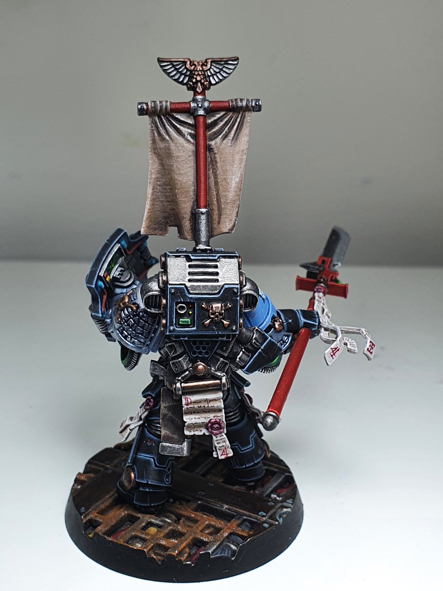 HonestOrk's tweet photo. Artturi from the Emperor's Spears joins the Deathwatch 4th Watch Company as a Bladeguard Veteran!

#WarhammerCommunity #new40k #deathwatch #warhammer40k #warhammer40000 #wh40k #40k #gamesworkshop #indomitus https://t.co/oM34gmhf9k