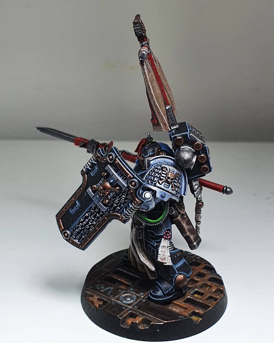 HonestOrk's tweet photo. Artturi from the Emperor's Spears joins the Deathwatch 4th Watch Company as a Bladeguard Veteran!

#WarhammerCommunity #new40k #deathwatch #warhammer40k #warhammer40000 #wh40k #40k #gamesworkshop #indomitus https://t.co/oM34gmhf9k