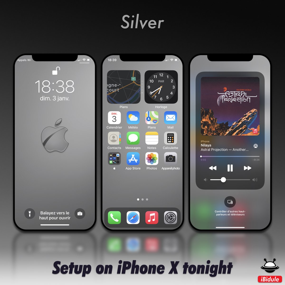 _iBidule's tweet photo. Setup on iPhone X tonight
#iOS144beta

Wallpaper Silver by me (soon)

***** RT &amp; Follow for more... ***** https://t.co/v258syN0yZ