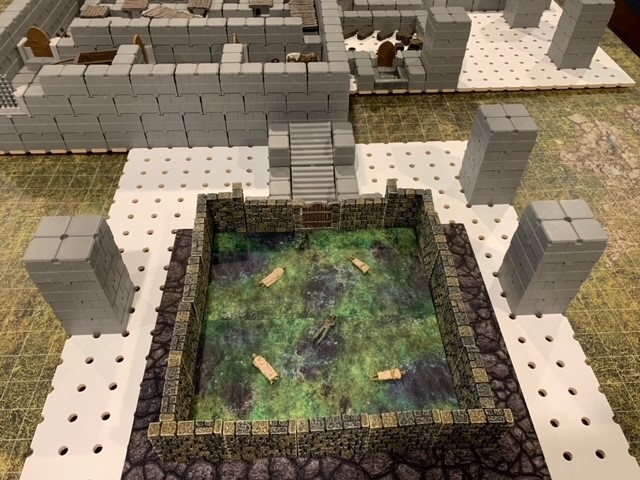 BattleboardGame's tweet photo. JTurner, sent in these great images from last night's adventure in the Vorkstag &amp; Grine’s Chymic Works from the Pathfinder Adventure Path, Carrion Crown. These pictures not only show off how well Gridscape works with other terrain pieces, but how you can stack the boards! https://t.co/ke2vtDisbB
