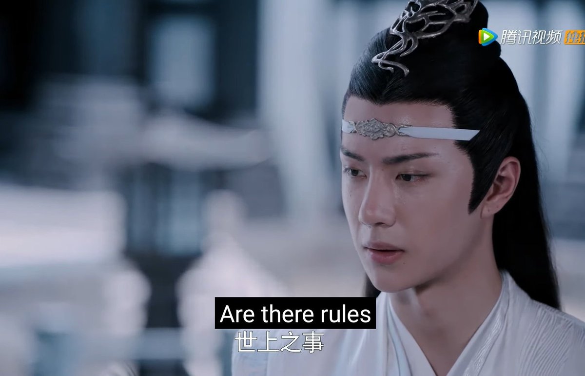 Сичэнь — буквально тот, кто сильнее всех повлиял на Ванцзи, тот, из-за кого у младшего нефрита и была возможность иметь своё мнение, видеть людей не чёрно-белыми картинками, делать свой собственный выбор, полагаясь на сердце, а не три тысячи правил