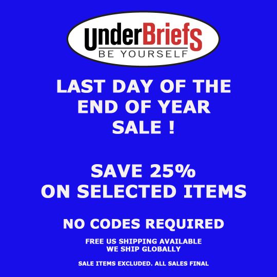 Underbriefs on Twitter "Today is the last day of our End of Year sale