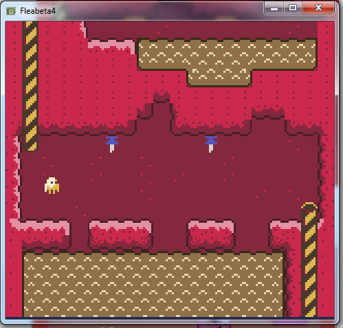 Wallmasterr's tweet photo. I figured out how the pattets work for GB color in #GBstudio 
Demo is on my Discord:
https://t.co/zOC9790WAC

#screenshotsaturday #IndieGameDev #retro #homebrew #fleagame #Gameboy https://t.co/9k9vN08PYa