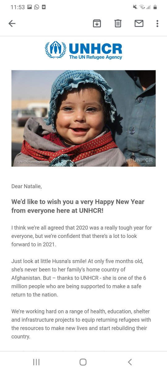 This is definitely the most messed up new year's message I've received. Iit shows so much of what is wrong with  @Refugees.A (long)THREAD(1/10)