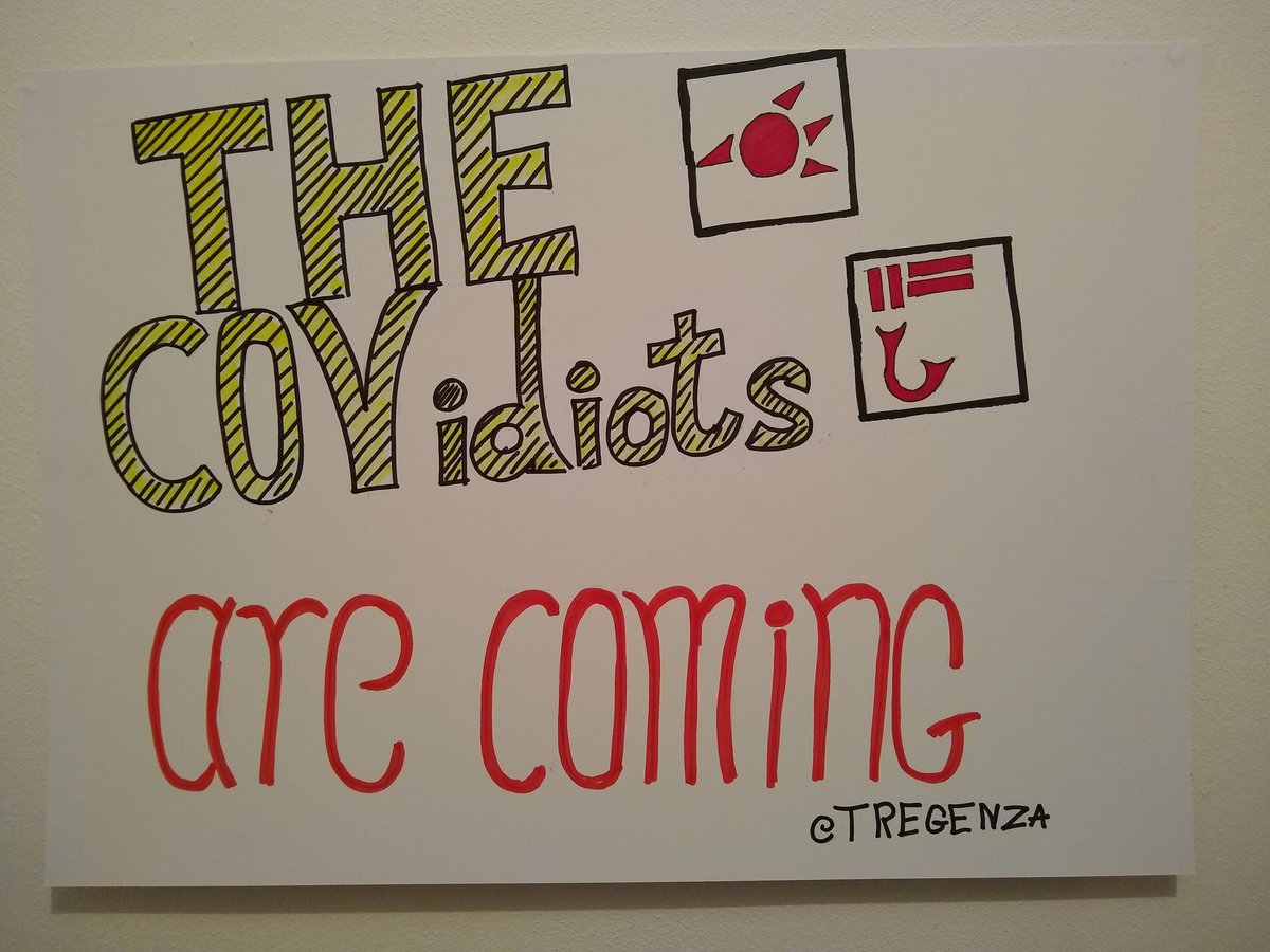 Things started to get dicey when I moved to the head of the march with this sign.