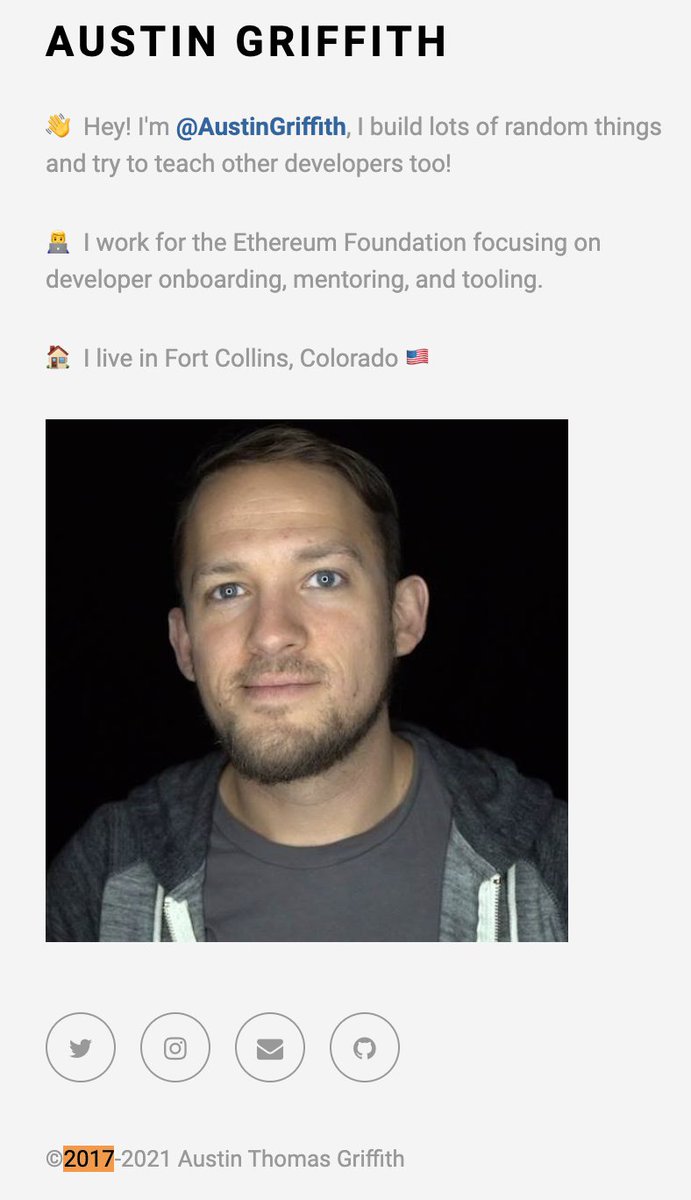 DataPhysicist's tweet image. The genesis of @austingriffith&apos;s website coincides with alien visit? I&apos;ll let you draw your own conclusion but I&apos;m for sure allying with him on @darkforest_eth 

nypost.com/2021/01/02/a-h…