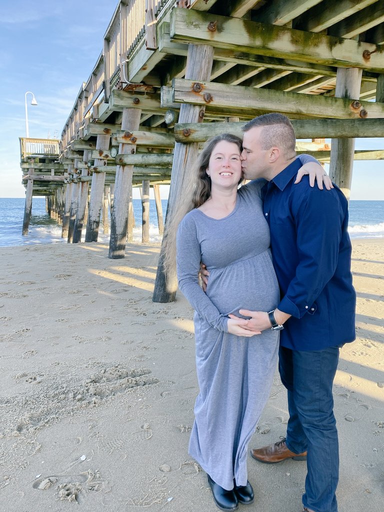 2021, the year we become parents 💙👶🥰🎉 #boymom #about6weekstogo #excitedforournextgreatadventure