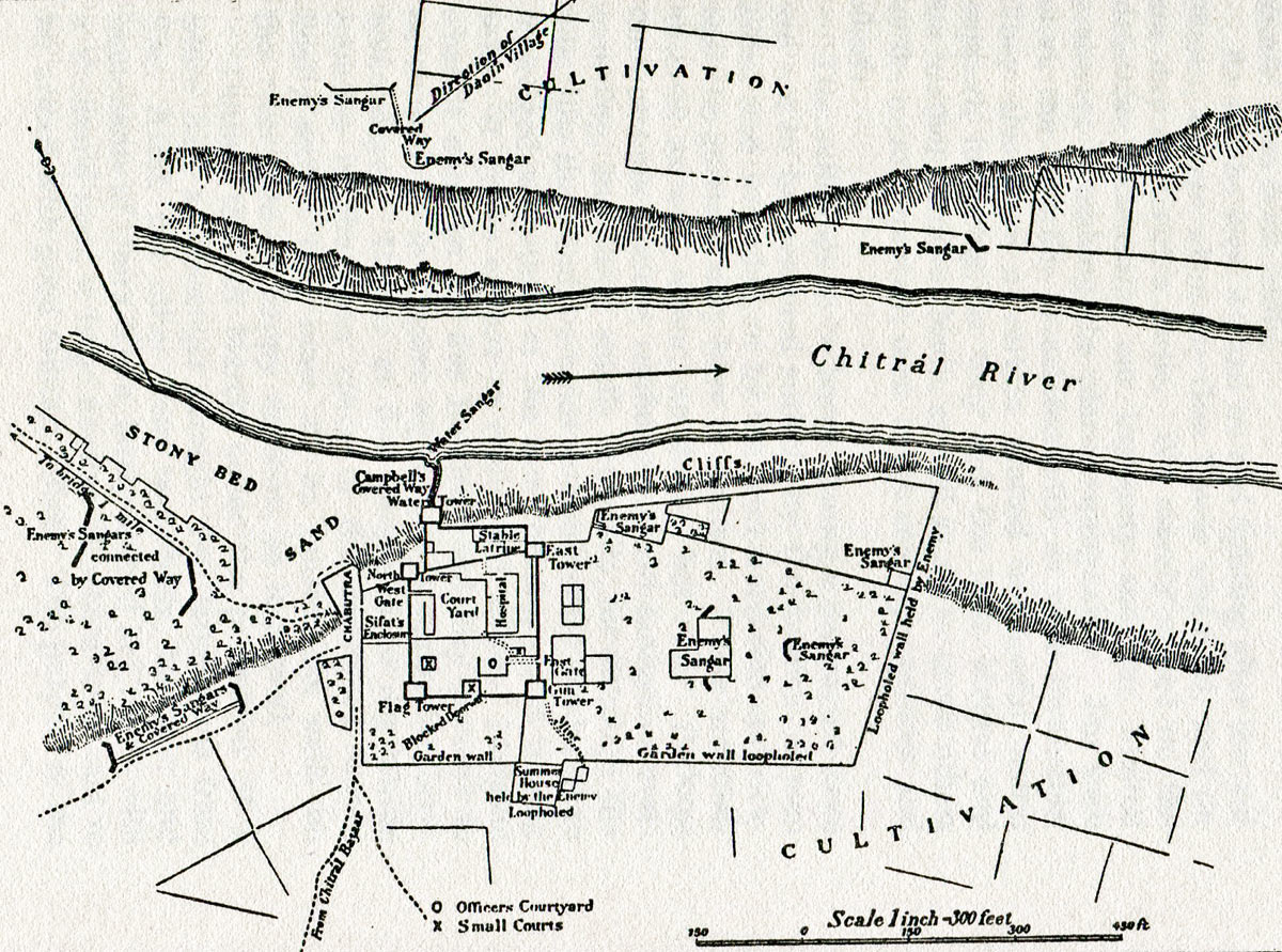 The fort is perhaps most famous for the month long siege in 1895 when there was an attempt to overthrow the British backed government by an alliance of various local powers led by Umra Khan and Sher Afzal.The siege would ultimately be lifted by a British expeditionary force.