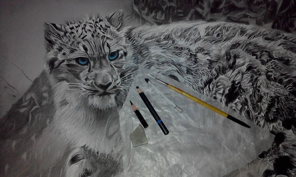 creative_soul5's tweet photo. The Ghost Cub 
#artist #ArtistOnTwitter #snowleopard #mixedmediaart #charcoal #charcoalart #artists #snowleopardtrust #wildlife #savewildlife #painting #artwork https://t.co/K9lLgecuWY
