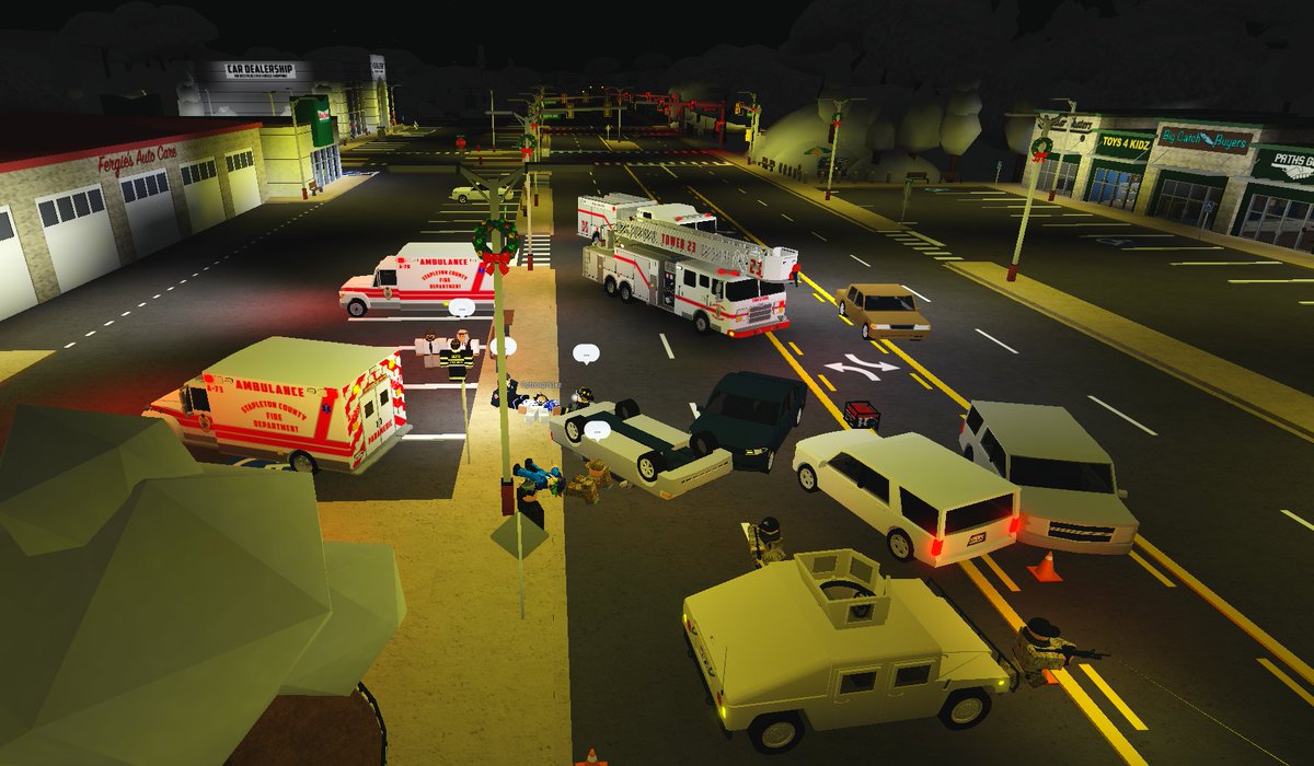 SCFD Is currently on scene of a MCI level 1 (some patients left), <a href="/FNGMedical/">9th Medical Company</a> is O.S, More to come