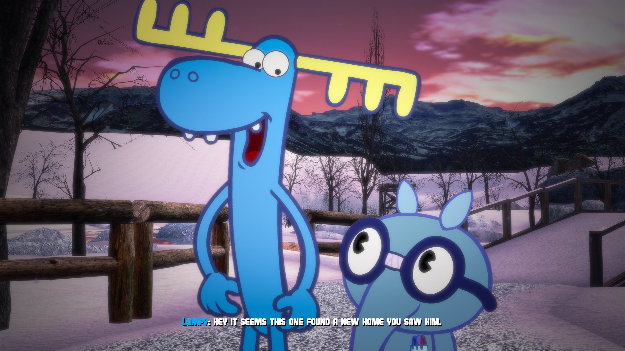 Untooned Htf 1 Lumpy In Real Life Htf Cartoon