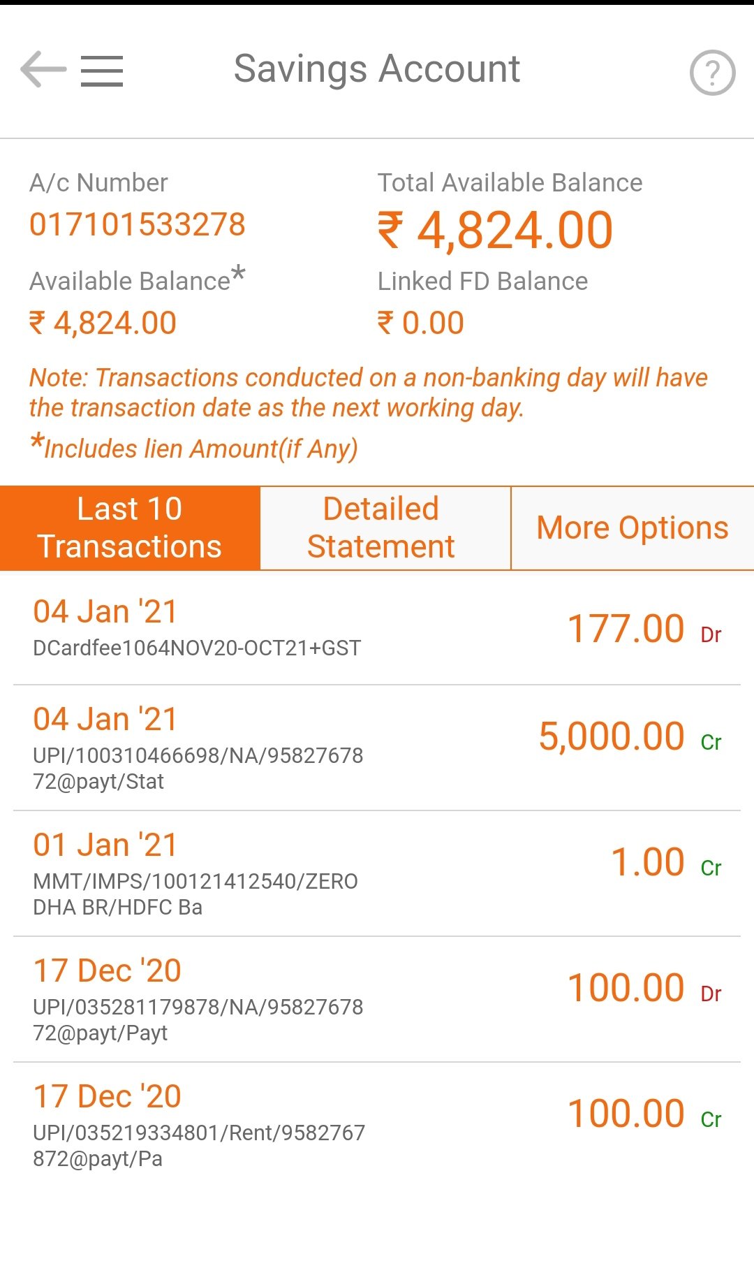Imps charges icici deals
