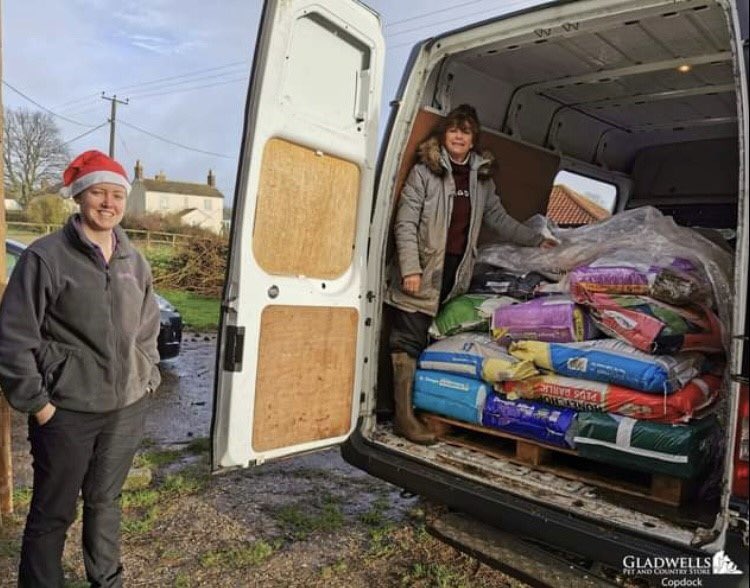 A huge THANK YOU to GLADWELLS for the kind donation of feed for our rescue #horses, #ponies and #donkeys #Suffolk #Sanctuary
