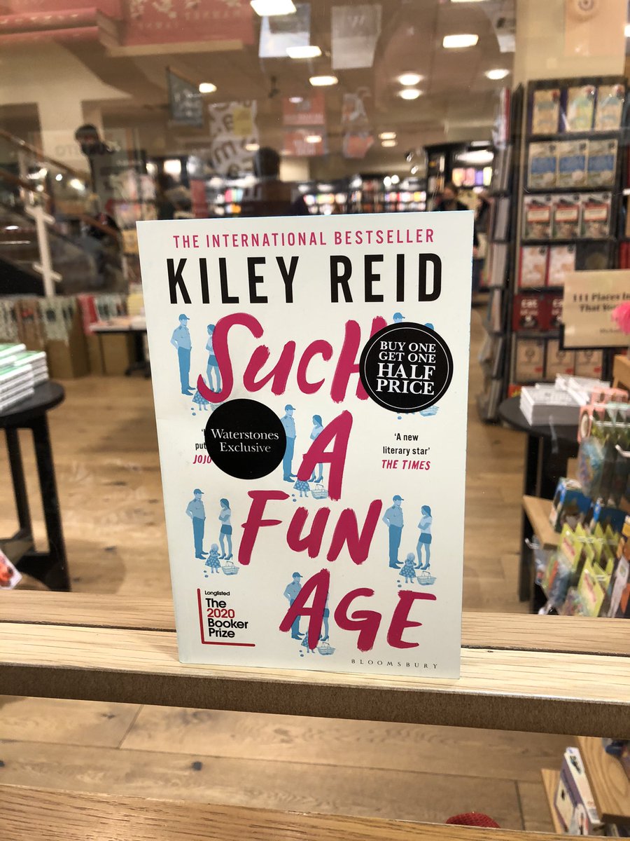What’s that? You need a New Year read? Well... Written with savage black humour, this is a razor sharp examination of race, privilege and sexual politics. And it’s our fiction book of the month for January. How fortuitous is that? @kileyreid #waterstones